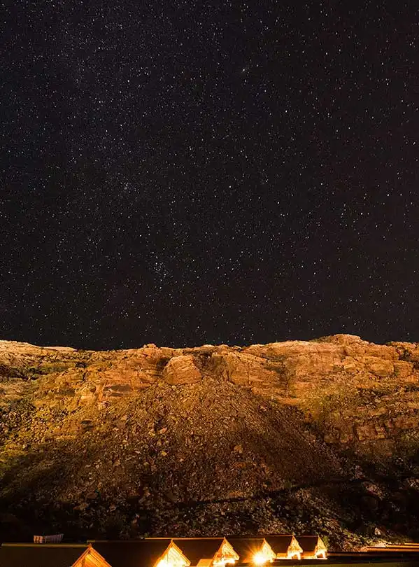 Dark Sky over Moab Springs Ranch