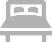 A bed icon
