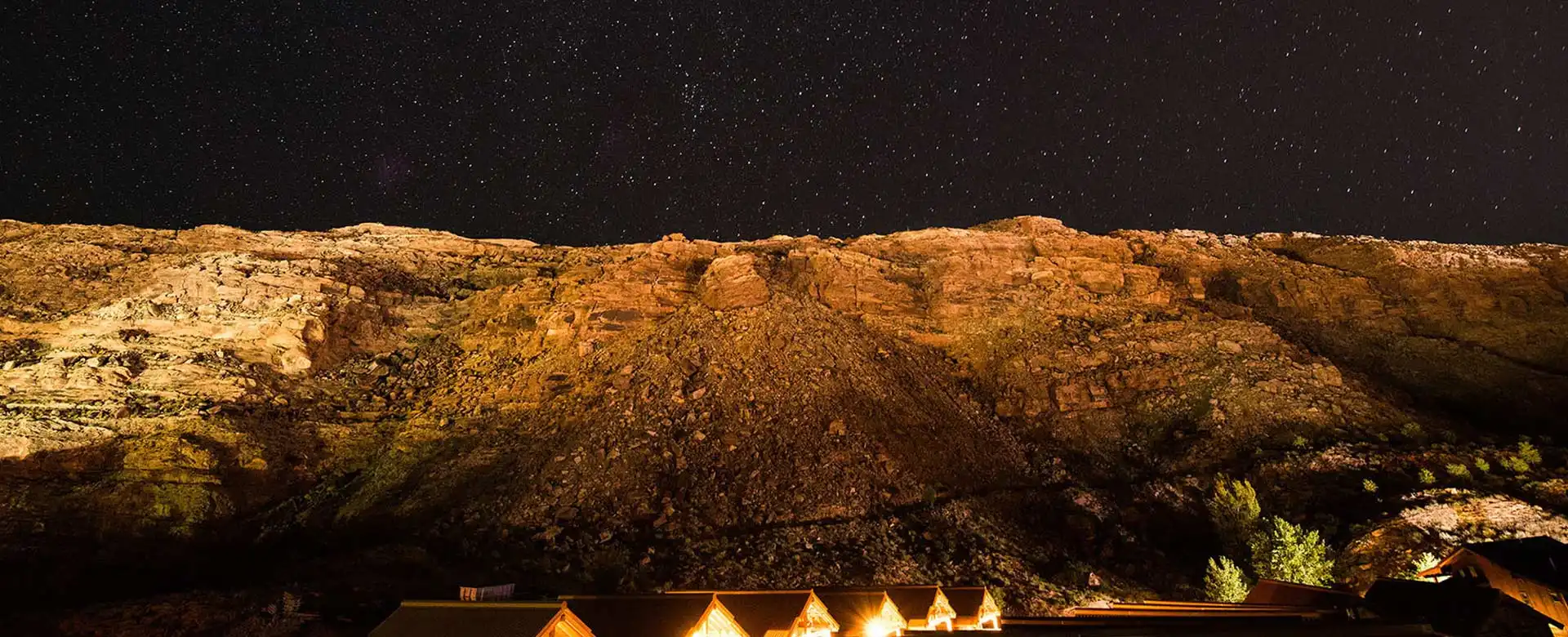 Dark Sky over Moab Springs Ranch