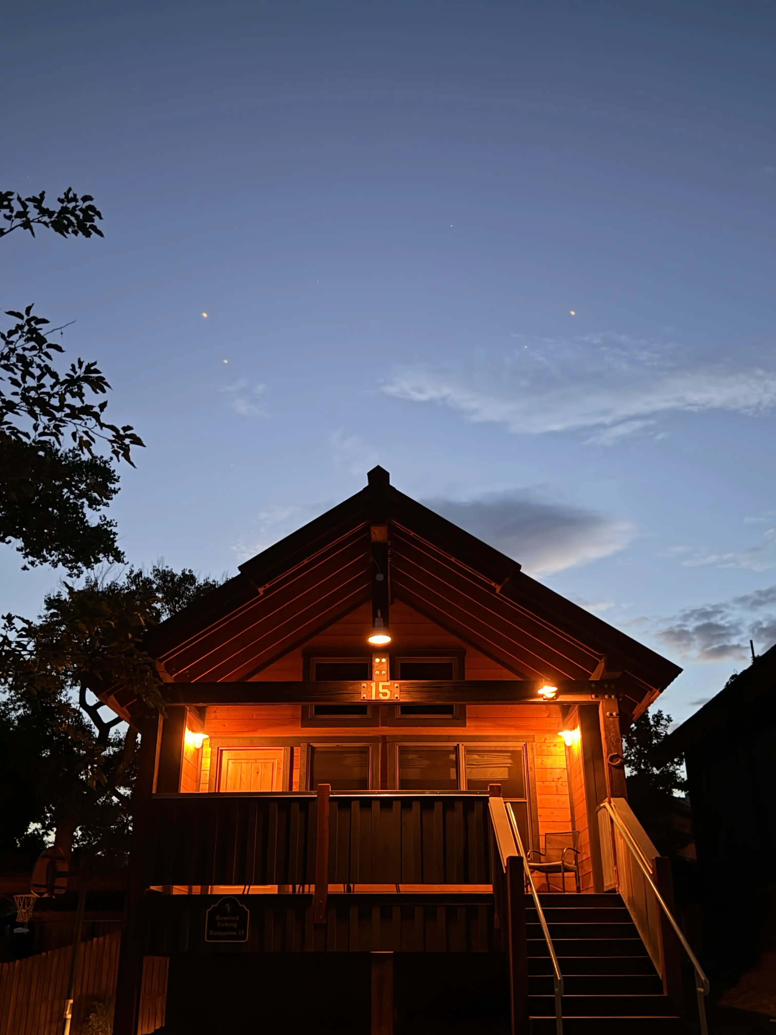 Bungalow at Night