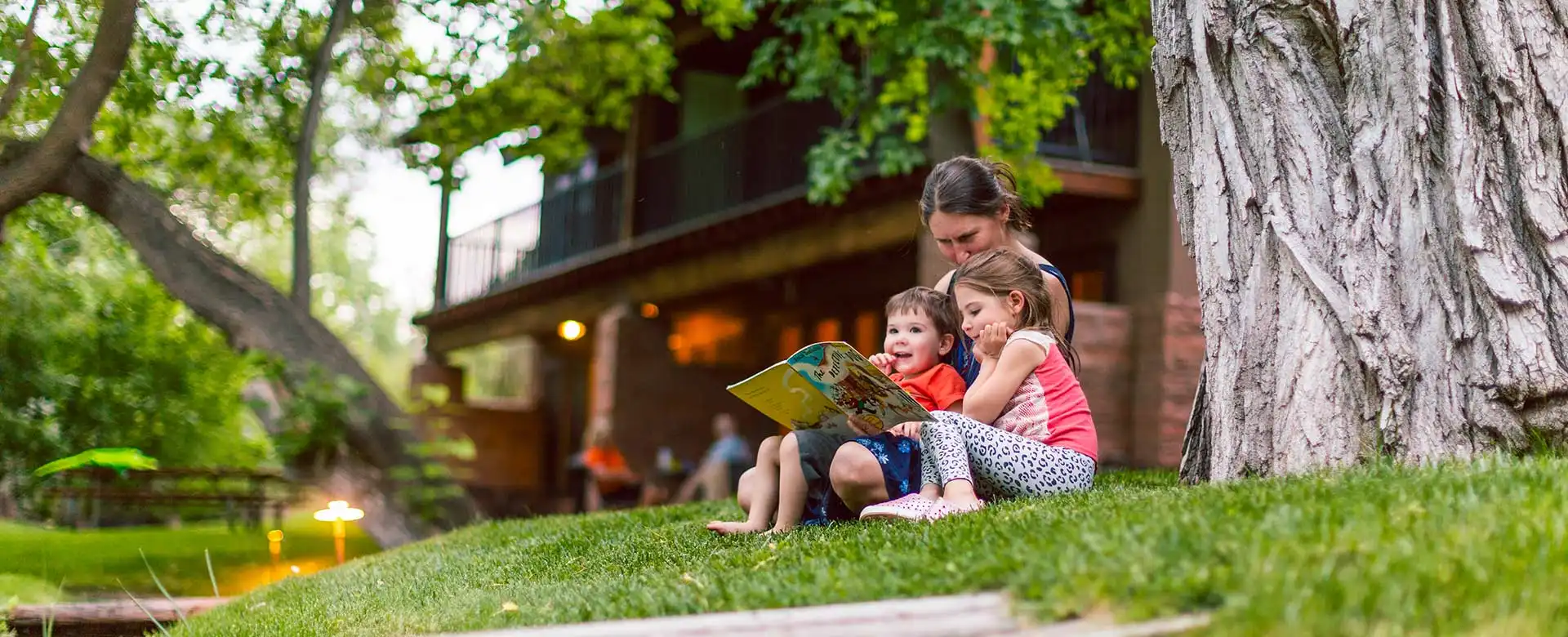 Family Enjoying Townhouse