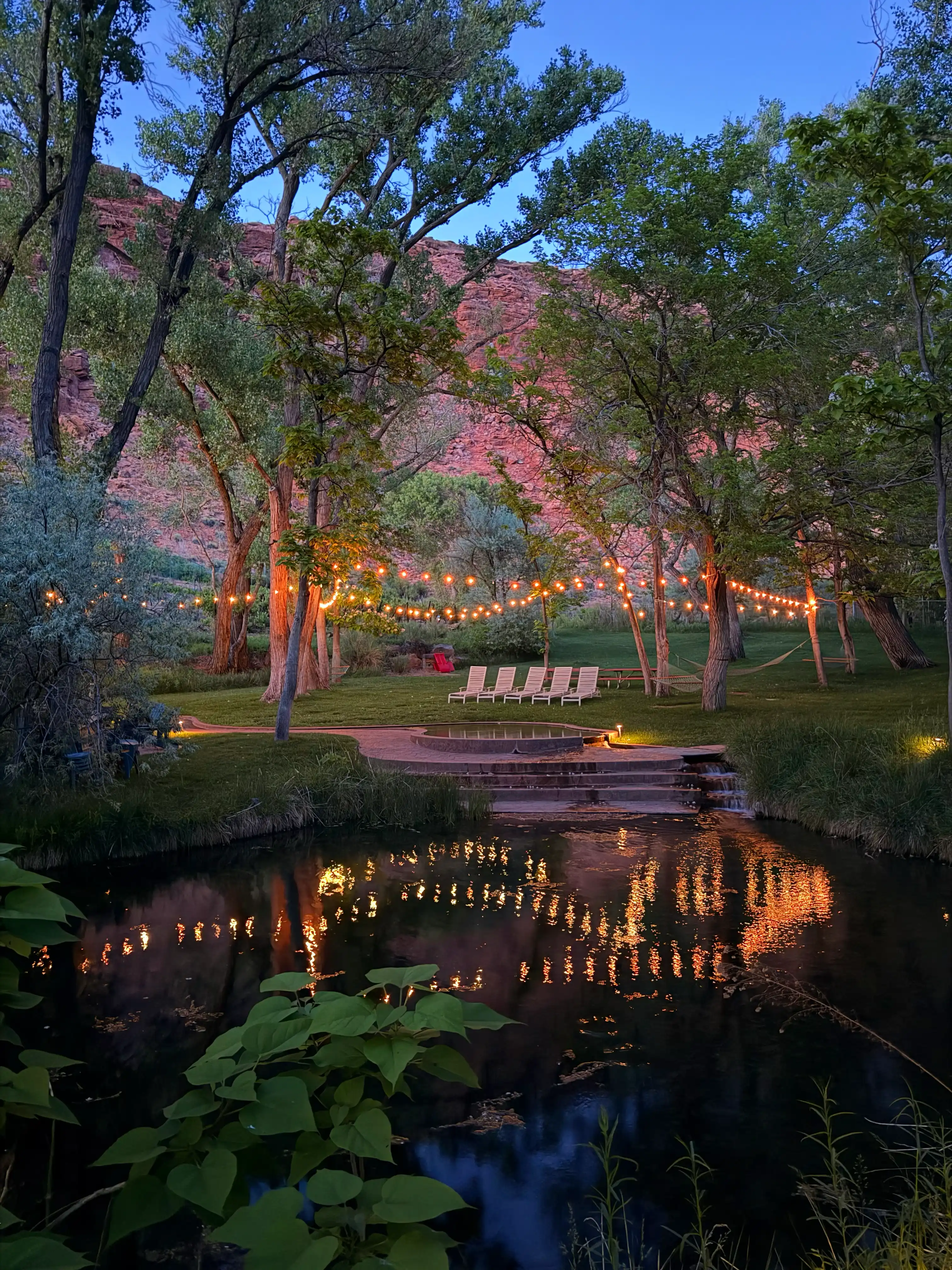 Meadow Pond at Dusk