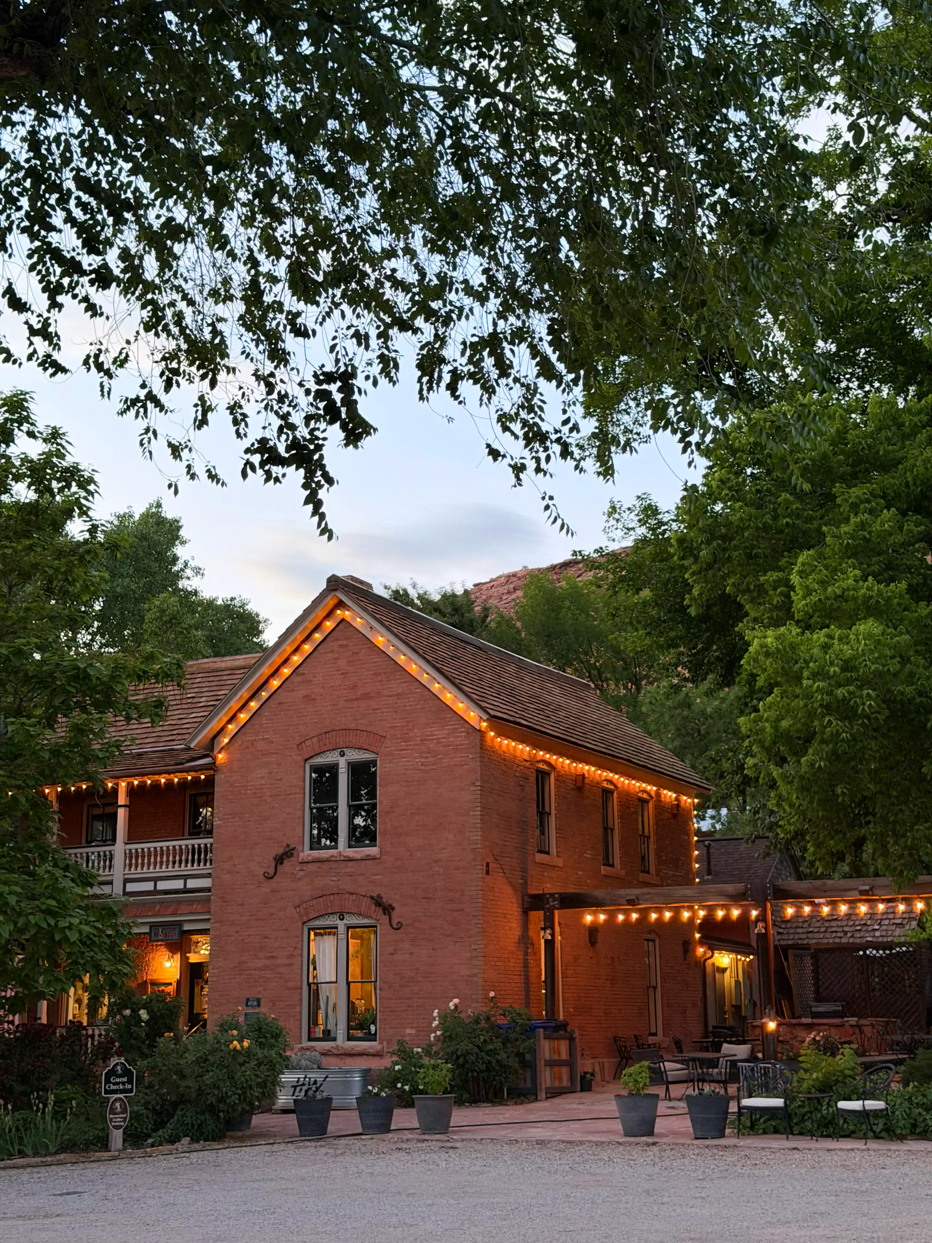 Ranch House in Evening