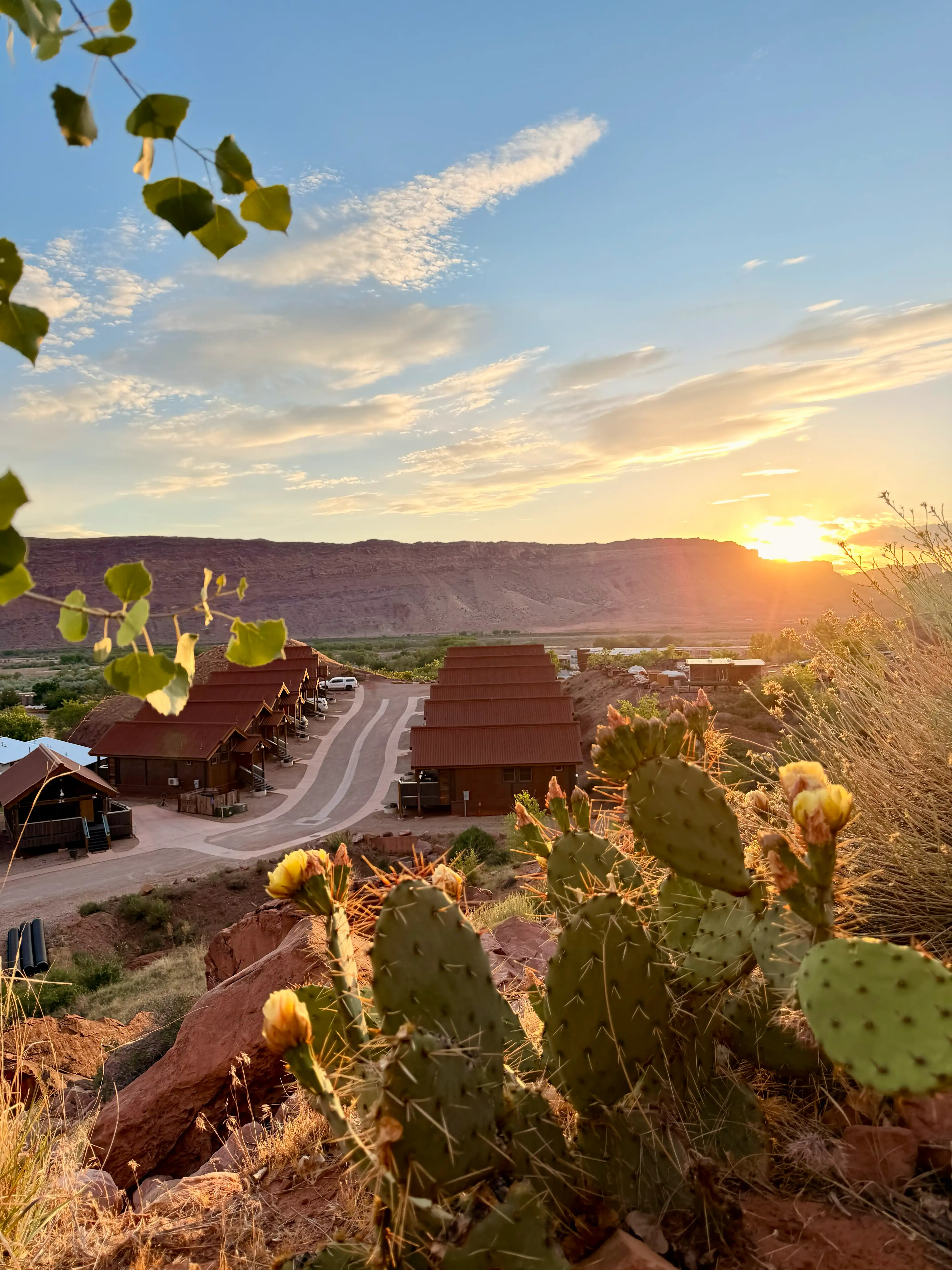 Ranch View During Sunset