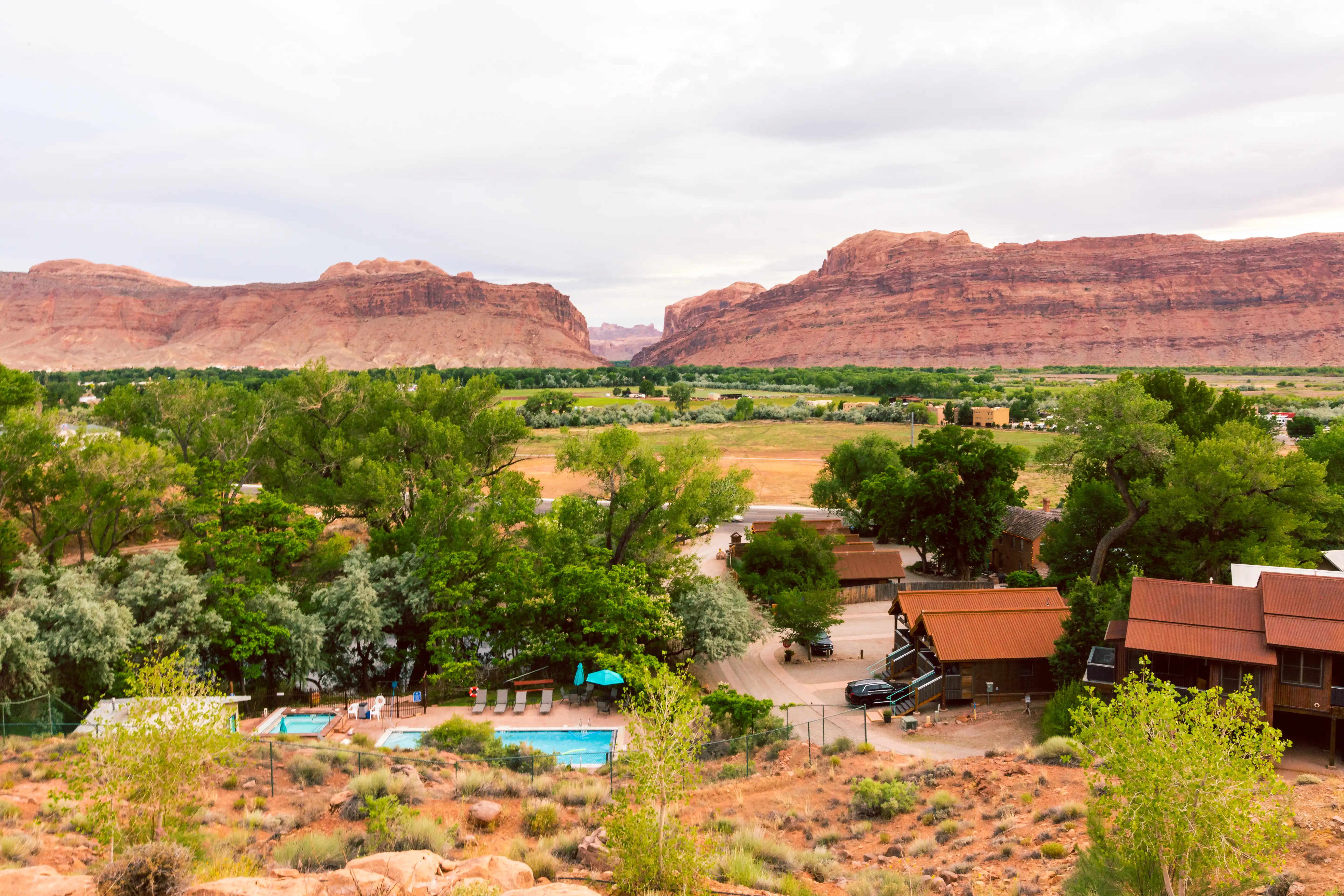 View of Moab Springs Ranch