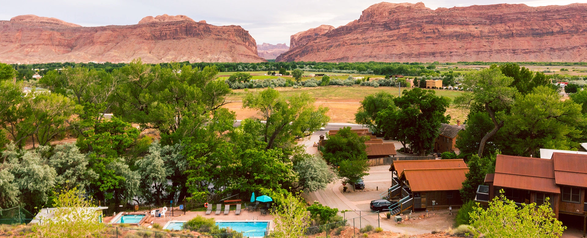 View of Moab Springs Ranch